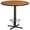 Natural, variant on EMMA + OLIVER Scratch-Resistant Round Pub Table, Mahogany