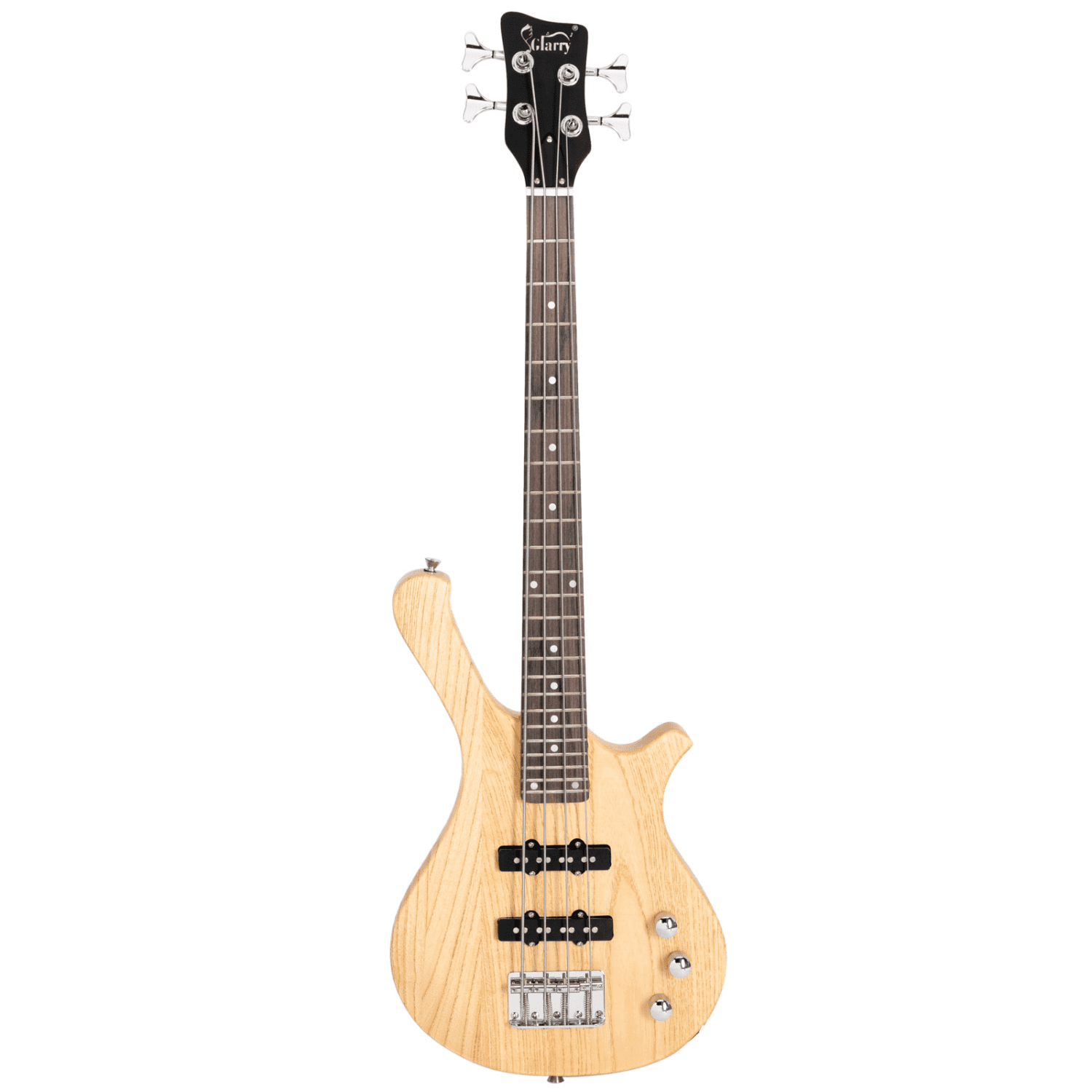 Hassch 36in Electric Bass Guitar, 4 String Beginner Starter Kit with Bag, Strap, Cable and Other Accessories, Burlywood