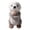 Gray, variant on Hvmvliv Stuffed Plush Toys Irresistibly Soft Otter Plush with Heart Belt Cuddly Sea Stuffed Animal Toy for Comfort and Calming Gray