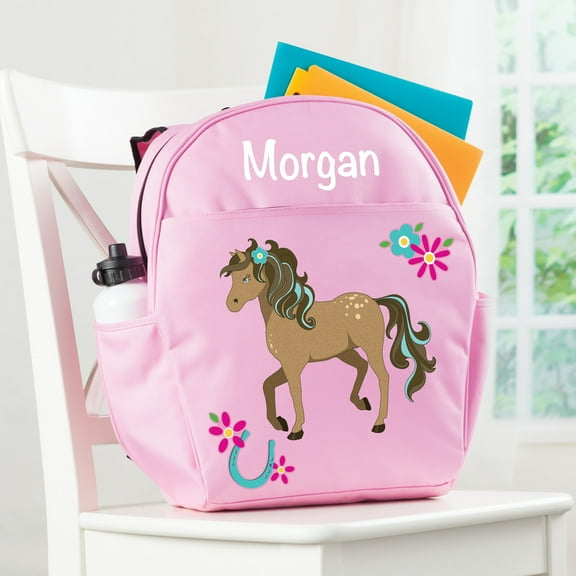 Happy Horse Personalized Girls Backpack