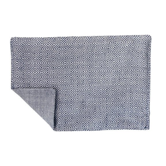 Diamond Indigo Single Placemat, 14" x 20"