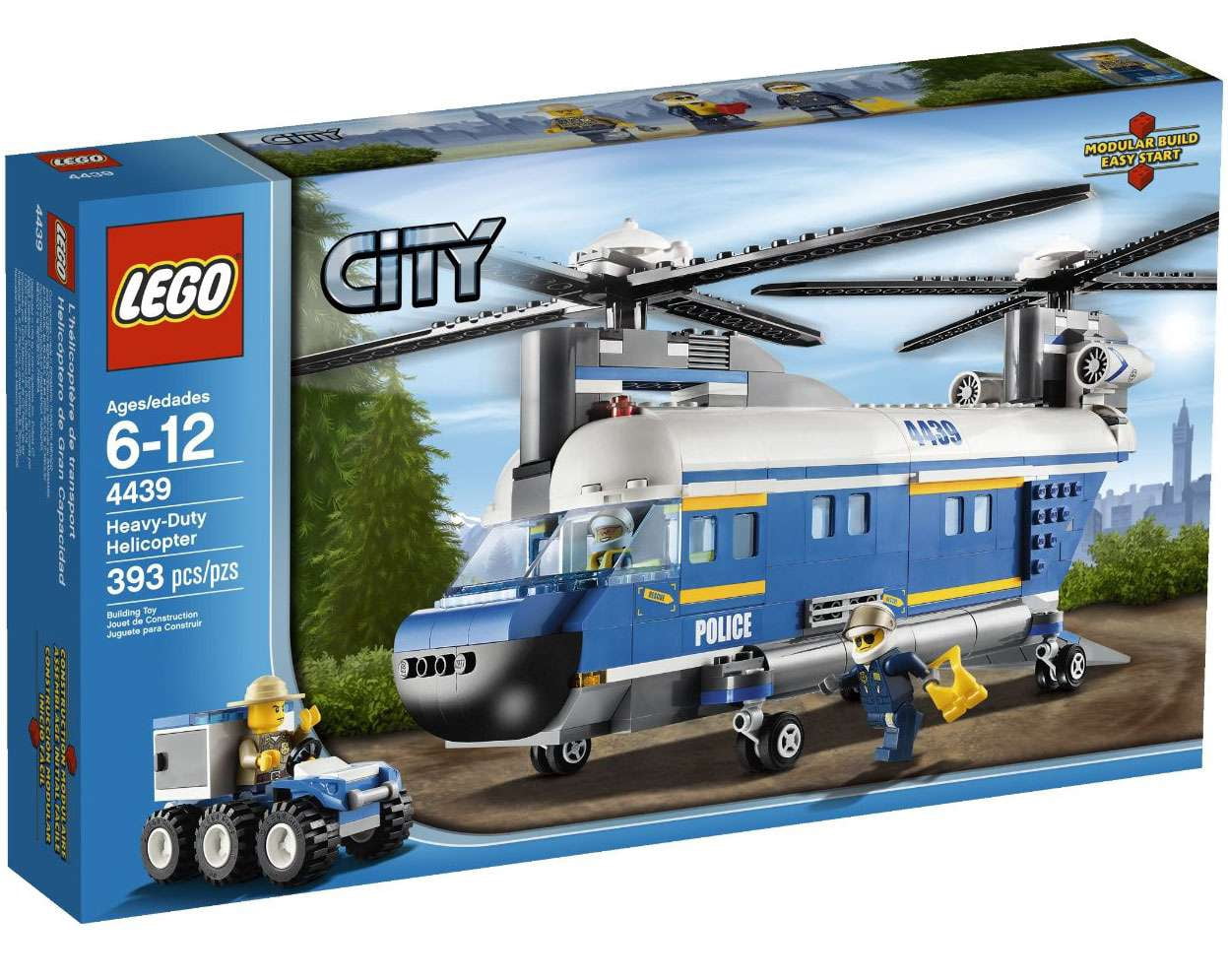 Pre-Owned LEGO City Police Heavy-Lift Helicopter 4439 - Walmart.com