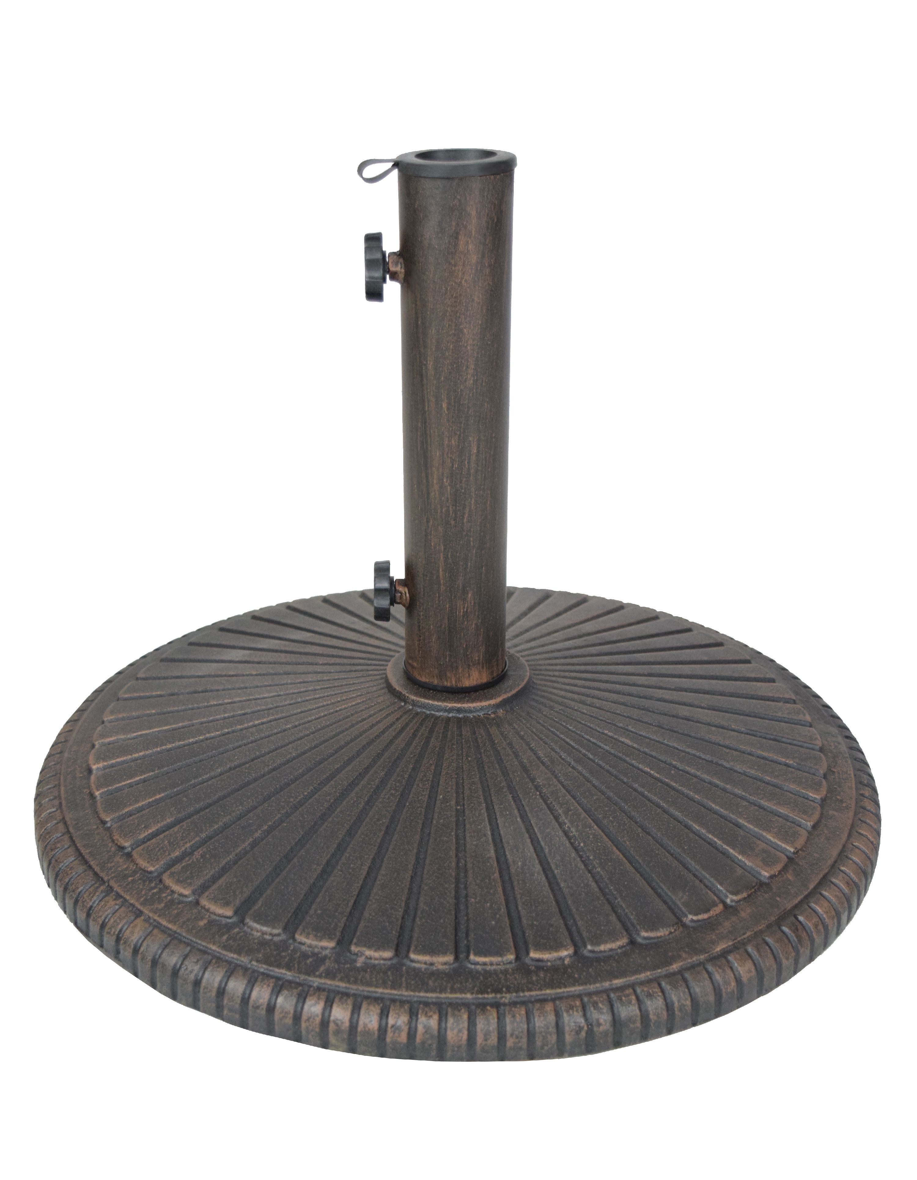 CC Outdoor Living 20” Elegant Antique Bronze Round Cast Iron Patio