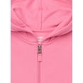 thumbnail image 3 of Garanimals Toddler Girl Zip Up Butter Fleece Hoodie, Sizes 18M-5T, 3 of 3