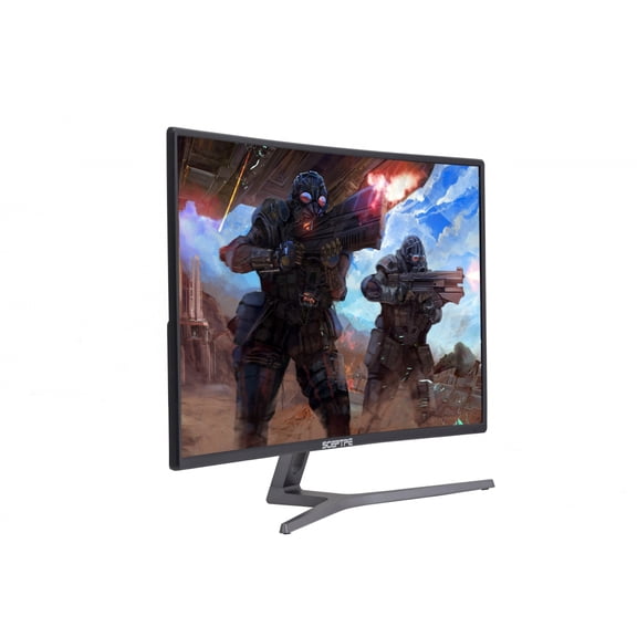 Sceptre C248B-144R 24" Curved 144Hz Gaming Monitor AMD FreeSync HDMI DisplayPort DVI, Metal Black 2018