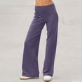 thumbnail image 2 of Wide Leg Pants Woman High Waist Yoga Pants Tummy Control Workout Leggings with Pockets Stretch Loose, 2 of 6