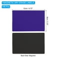 thumbnail image 2 of Magnetic Name Tag 4.72x3.15 Inch, Dry Erase Magnet Labels Waterproof Reusable Strips, 20 Pcs Purple, 2 of 6
