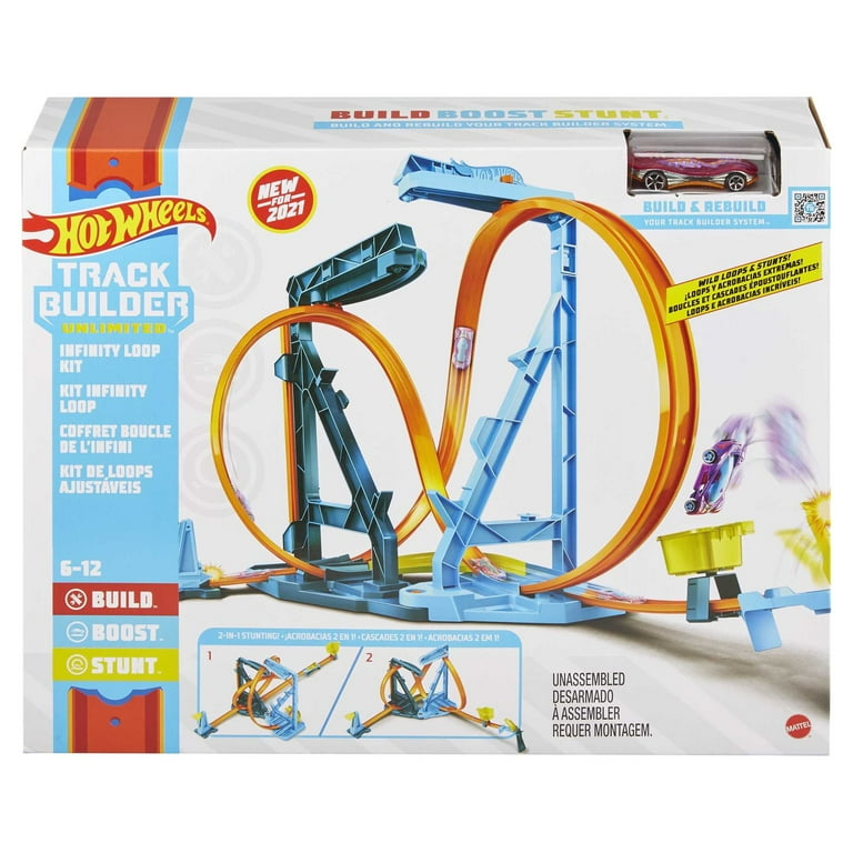 Hot wheels track builder looping sale