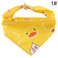 thumbnail image 2 of Dog Triangle Bandana Animal Patterned Cotton Daisy Dog Bandana Dog Triangle Bib, 2 of 10