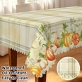 thumbnail image 2 of Tchckioa Fall Thanksgiving Plaid Tablecloth,Waterproof Washable Table Cover for Kitchen Dining Decor(Rectangle,60x102 Inch), 2 of 6