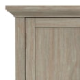 thumbnail image 2 of Simpli Home Redmond SOLID WOOD 32 inch Wide Transitional Low Storage Cabinet in Distressed Grey, 2 of 8