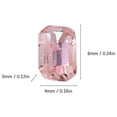 thumbnail image 3 of Nail DIY Accessories Ransparent Crystal Macarons Decoration Rhinestones Gradient Color Rock Sugar Pointed Bottom Diamond Colourful Gems Mixed 50 Pcs Water Diamond Magic Candy Cube, 3 of 8