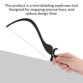 thumbnail image 2 of M Buder Microblading Line Marker Ruler with 10pcs Thread Lines Eyebrow Design Measure Tool Black, 2 of 9