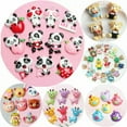 thumbnail image 2 of U8MO 10pcs Flatback Resin Cute Various Animal Cabochons Scrapbooking Craft DIY-3# Mixed Color Chick, 2 of 9