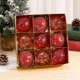 thumbnail image 5 of Juego De Bolas Navideas De Plstico Galvanizado Para Rbol De Navidad, 7, 6 Cm, 9 Unidades, Para Decoracin De Interiores, Color Plateado, UKHBMC, 5 of 9