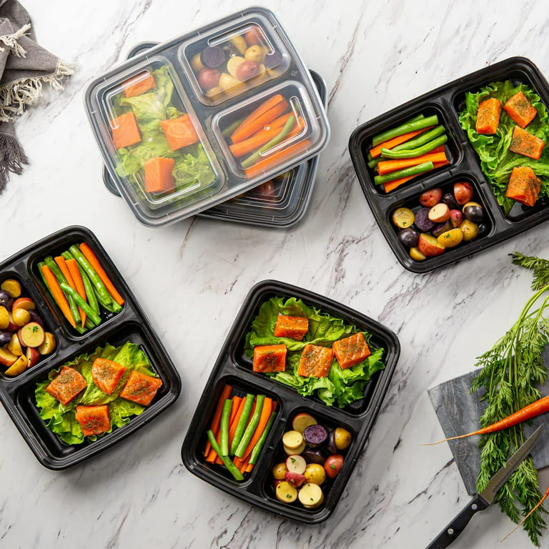 20 Pack Meal Prep Container Bowls, Reusable 34oz Meal Prep Bowls