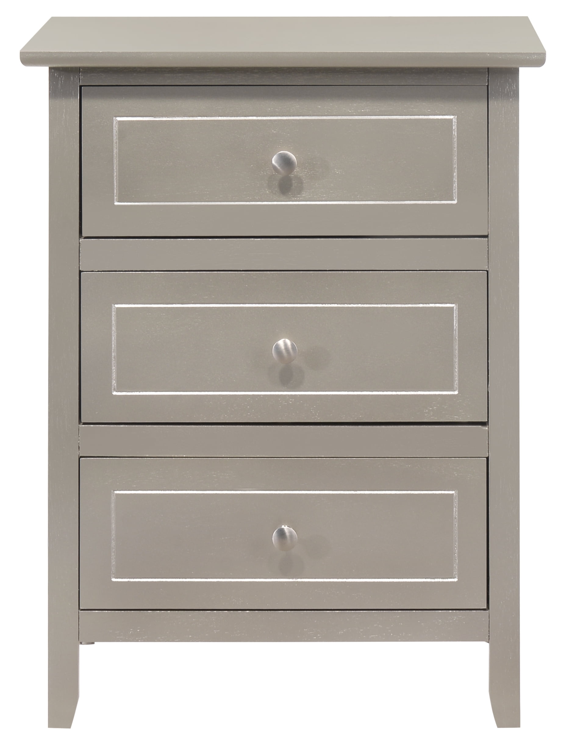 Glory Furniture Daniel Nightstand in Champagne Color