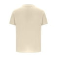 thumbnail image 4 of JXMVOJ Men's Spring Summer Breathable Moisture-Wicking Short Sleeve Stand-Up Collar Casual Shirt, Hooded Design for Outdoor Daily Activities, 4 of 7
