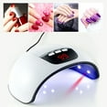 thumbnail image 4 of Lámpara secadora de uñas inteligente de 54 W, portátil, LED, UV, herramienta de curado de gel inteligente para uñas de manos y pies, carga USB, 4 of 9