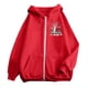 thumbnail image 5 of WILLBEST Sudadera Deportiva para Mujer Ladies' Christmas Printed Zipper Long Sleeved Pocket Adjuststring Casual Hooded Sweatshirt 1787 XX-Grande, 5 of 8