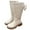 2White, variant on Girls Mid Calf Riding Boots Kids Child Zip up Bow Princess Booties Plush Warm Chunky Long Boots