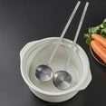 thumbnail image 4 of Clearance!npkgvia Stainless Steel Hot Oil Pan,Mini Sauce Pan,with Handle Breakfast Pot Milk Pan Small Saucepan for Making Sauces Reheating Soup Heating Milk,Butter Melting Pot,Butter Warmers,Silver, 4 of 8