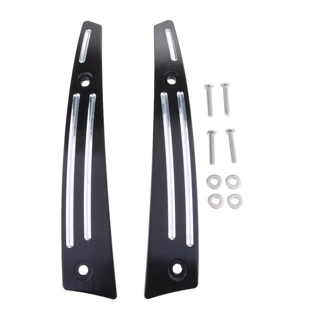 Guarnecido Lateral Parabrisas para Deslizamiento Carretera de Motocicleta Duro Sunnimix Ajuste del parabrisas de la motocicleta