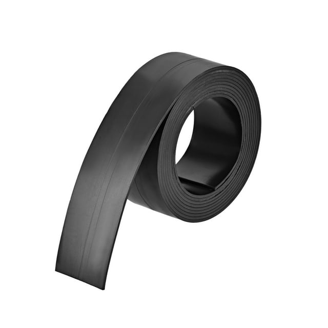 Unique Bargains Black Magnetic Strip for Crafts, 1 3/16 Inch x 6.5 Ft x 1/16 Inch