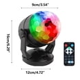 thumbnail image 3 of 2025 New Upgrade Activated Party Lights With Remote Control RGB Ball Light, Strobe Lamp 7 Modes Stage Par Light For Home Room Dance Parties Bar Xmas Wedding Show Club, 3 of 7