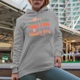 thumbnail image 2 of Pumpkin Spice Keeps This Second Grade Teacher Nice, Fall Themed Quote, Groovy Retro Wavy Text Merch Gift, Heather Grey Hooded Sweatshirt or Hoodie, Small, 2 of 5