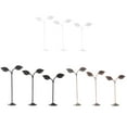 thumbnail image 4 of Soporte de exhibición de pendientes de 3 piezas Yuarrent Accesorios de base de gota en forma de hoja Negro, 4 of 6