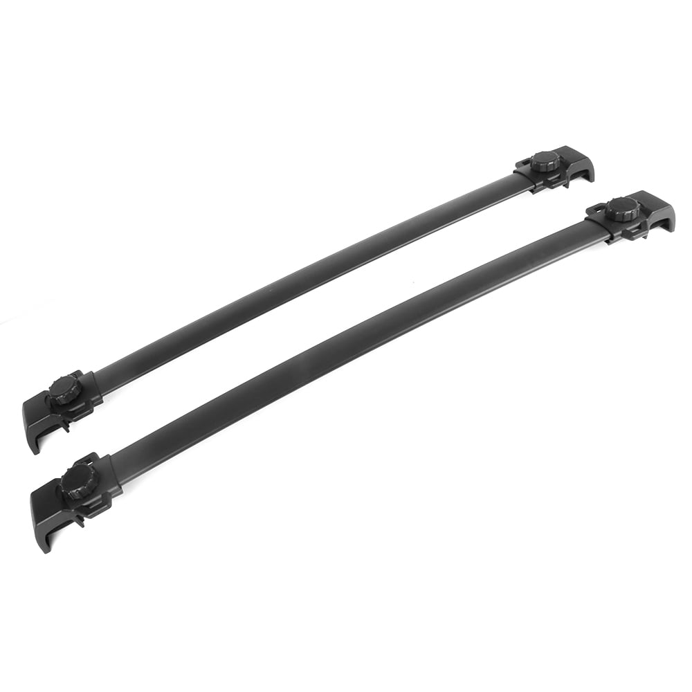 Ikon Motorsports Compatible with 2014-2023 Jeep Renegade OE Factory Style Aluminum Roof Rack Cross Bars Pair