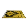 thumbnail image 2 of Ahgly Company Machine Washable Indoor Rectangle Abstract Yellow Modern Area Rugs, 7' x 10', 2 of 4