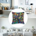 thumbnail image 5 of nygtbtfer Throw Pillow Case Color Cute Adorable Linen Square Cushion Cover Pillowcase Home Decorative Sofa Armchair Bedroom Livingroom White, 5 of 7