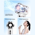 thumbnail image 4 of Aodebiao Portable Handheld Fan with Digital Display, Rechargeable USB Mini Fan, 199 Speed Adjustable Neck Fan with LED Flashlight, Personal Cooling Fan for , Travel, , Office, Home Use, 4 of 6
