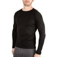 thumbnail image 3 of MERIWOOL Men's Merino Wool Midweight Baselayer Crew - X-Large - Black, 3 of 7