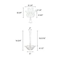 thumbnail image 2 of Excellante 8.75" x 9" x 4.5" taco salad bowl, triangle bowl (overall height: 18"), comes in each, 2 of 2