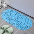 thumbnail image 4 of Up to 50% off Kbndieu Bath Tub and Shower Mat, Non Slip Bath Mat with Drain Holes and Suction Cups for Bathroom Stall and Tub Floor, Bathroom Essentials (Blue), 4 of 6