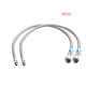 thumbnail image 1 of Mangueras trenzadas de acero inoxidable cocina ducha baño agua fría caliente Kit de tubería flexible para grifo 2 Piezas Jumpingount HA4087-02, 1 of 6