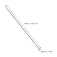 thumbnail image 4 of 2Pcs Tent Pole for Camping Canopy Adjustable Galvanized Iron Support Rod 11.8x0.6in, 4 of 9