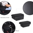 thumbnail image 3 of Qeeadeea Armrest Box For VW Polo Mk5 6R Vento 2012-2018 Car Interior Center Consoles Storage Box Arm Rest Organizer With USB Ports-Black Small 3 USB, 3 of 7