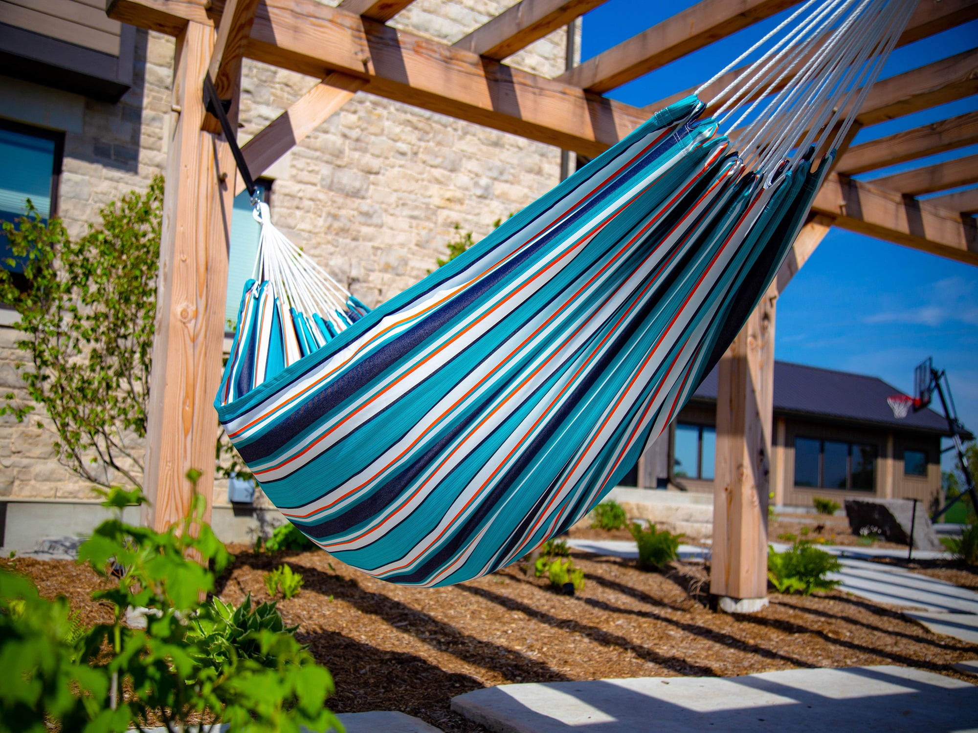 Vivere Brazilian Double Sunbrella® Hammock - Token Surfside