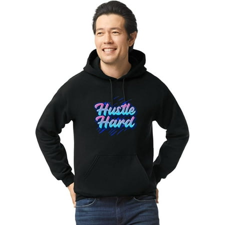 Hustle Hard Hoodie for Motivated and Hardworking Individuals  for men & women  up to size 5XL