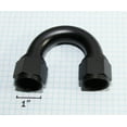 thumbnail image 3 of BLACK AN12 12AN AN-12 Female to Female 180 Degree U Shape Swivel Fitting Adapter BLACK AN12 12AN AN-12 Female to Female 180 Degree U Shape Swivel Fitting Adapter, 3 of 7