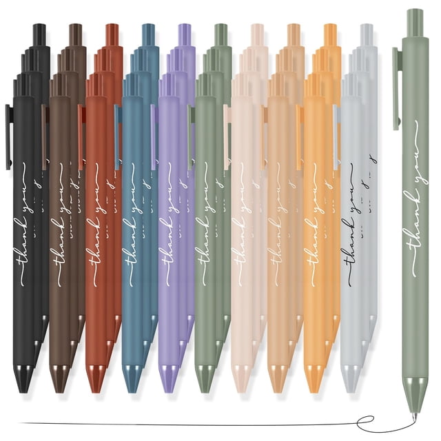 Bolígrafo Dispowreath Thank You Bulk Cute Multicolor x30