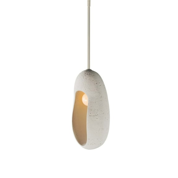 Et2 E25214 Luna 9" Wide Led Mini Pendant - Chaulk White
