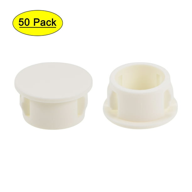 Hole Plugs Beige Plastic 16mm(5/8inch) Snap in Locking Hole Tube