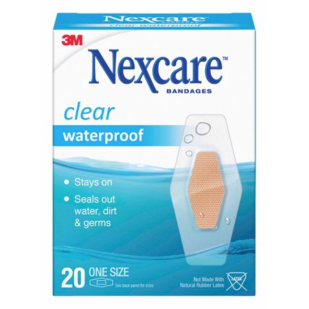 Nexcare Waterproof Bandages 586-20PB, 20 ct