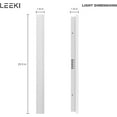 thumbnail image 4 of LEEKI - 24 Inches Modern Outdoor Light Fixture - Rectangular Exterior Light Fixture - 19W 3000K - IP65 Anti Rust - White, 4 of 8