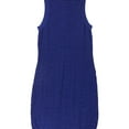 thumbnail image 2 of Michael Kors Womens Tank Sweater Dress, Blue, Large, 2 of 2
